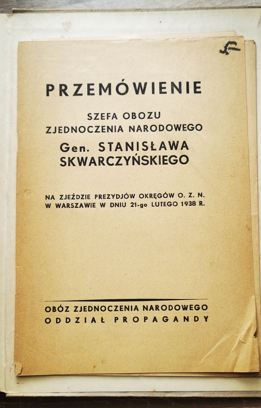 Pamiętniki, Jerzy Kirchmayer 1962 + przemówienie

z 1938 roku