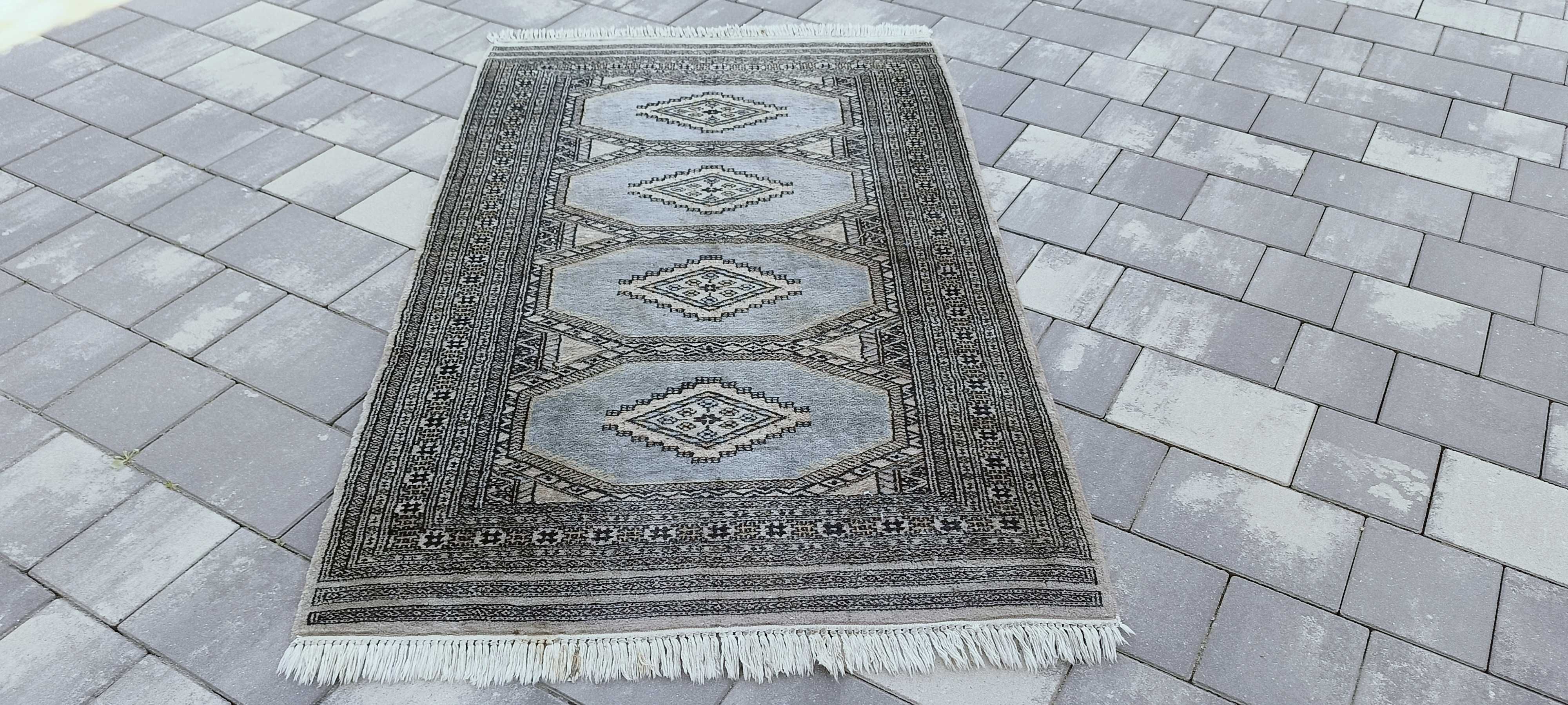 Buchara ręcznie tkany dywan wełniany 165 x 95 cm perski pakistan