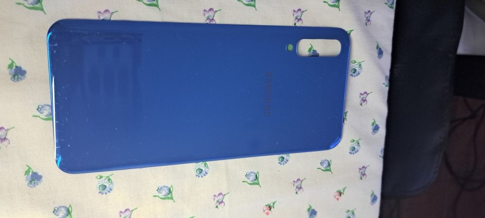 Capa traseira Samsung S7 edge azul novo