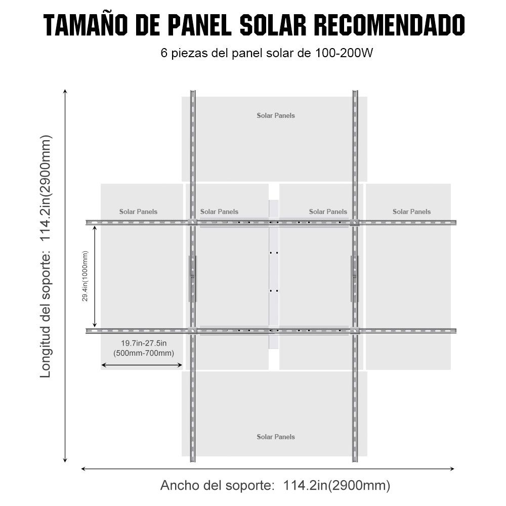 Estrutura Seguidor Solar de Eixo Duplo Completa