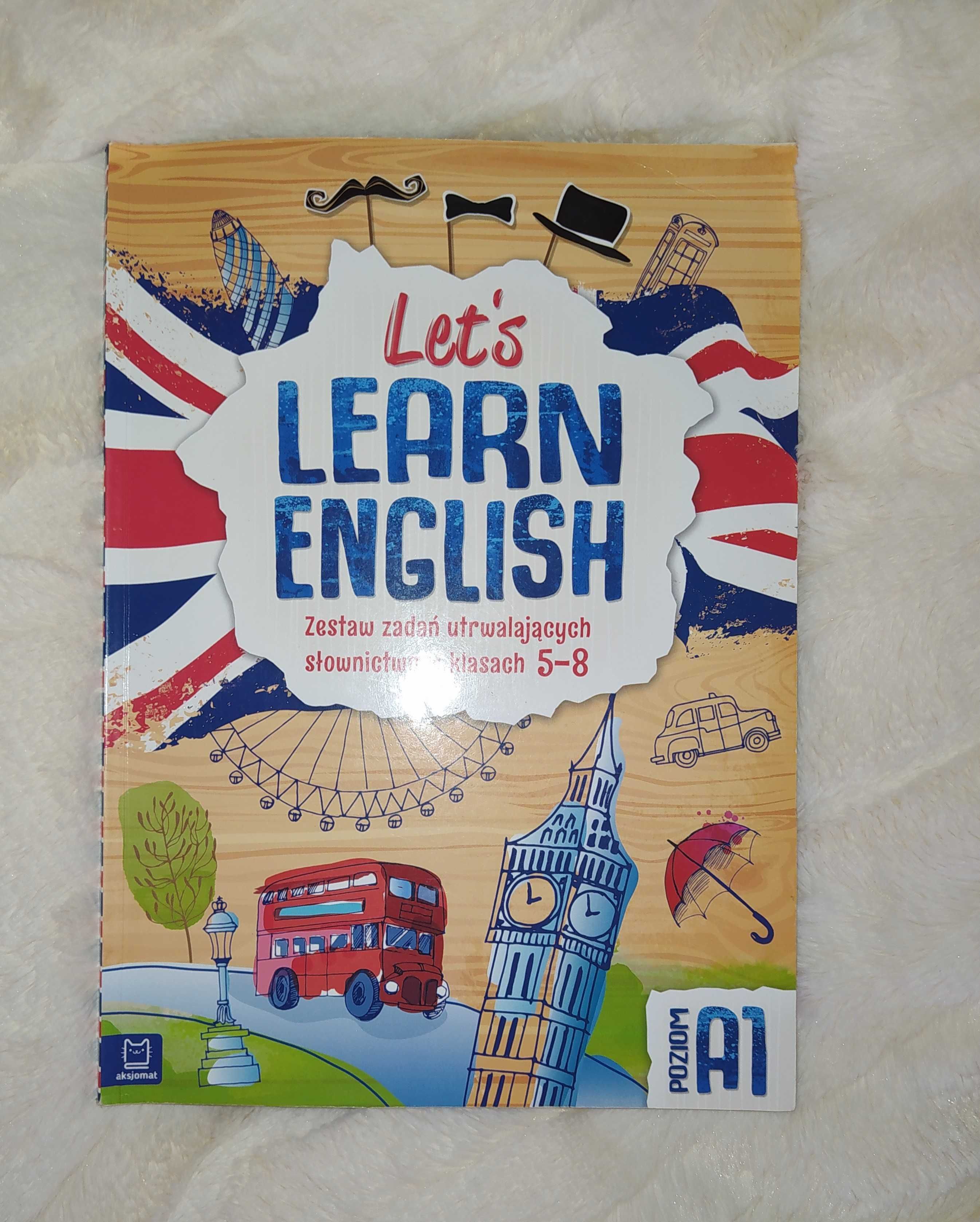 Książka Francuski dla dzieci Słownik + Let's Learn English dla las 5