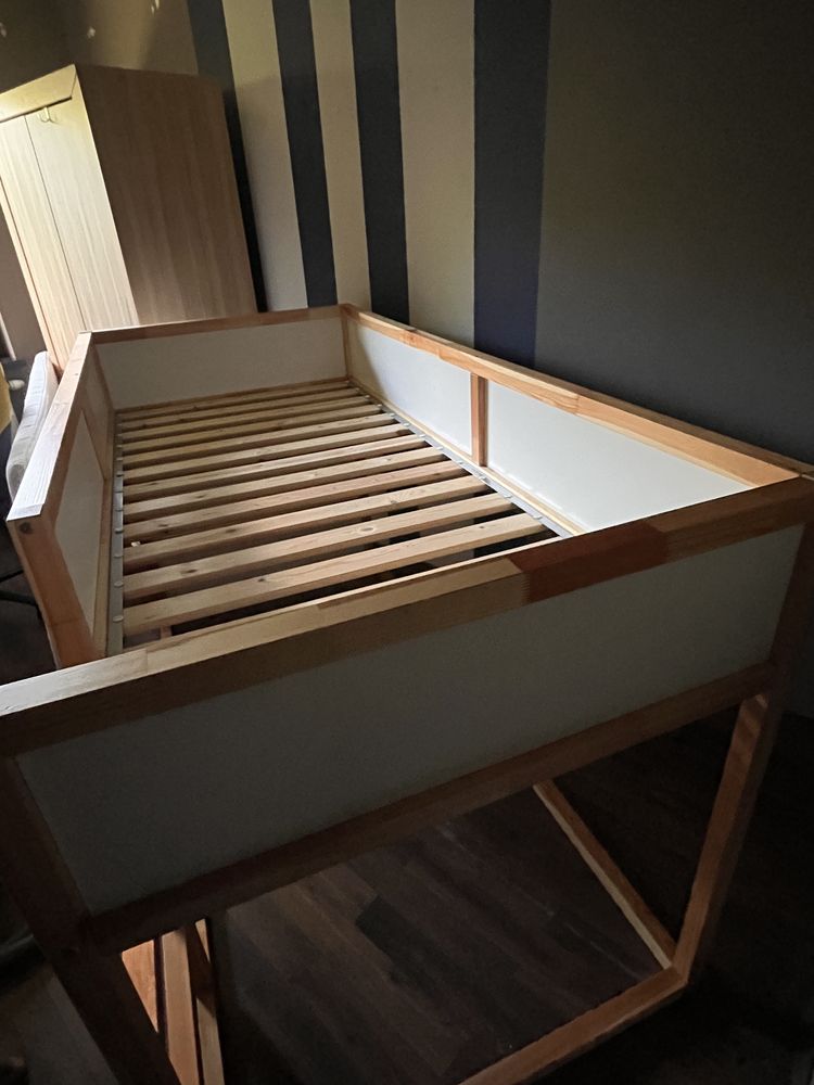 Łóżko dwustronne, pietrowe „KURA” Ikea