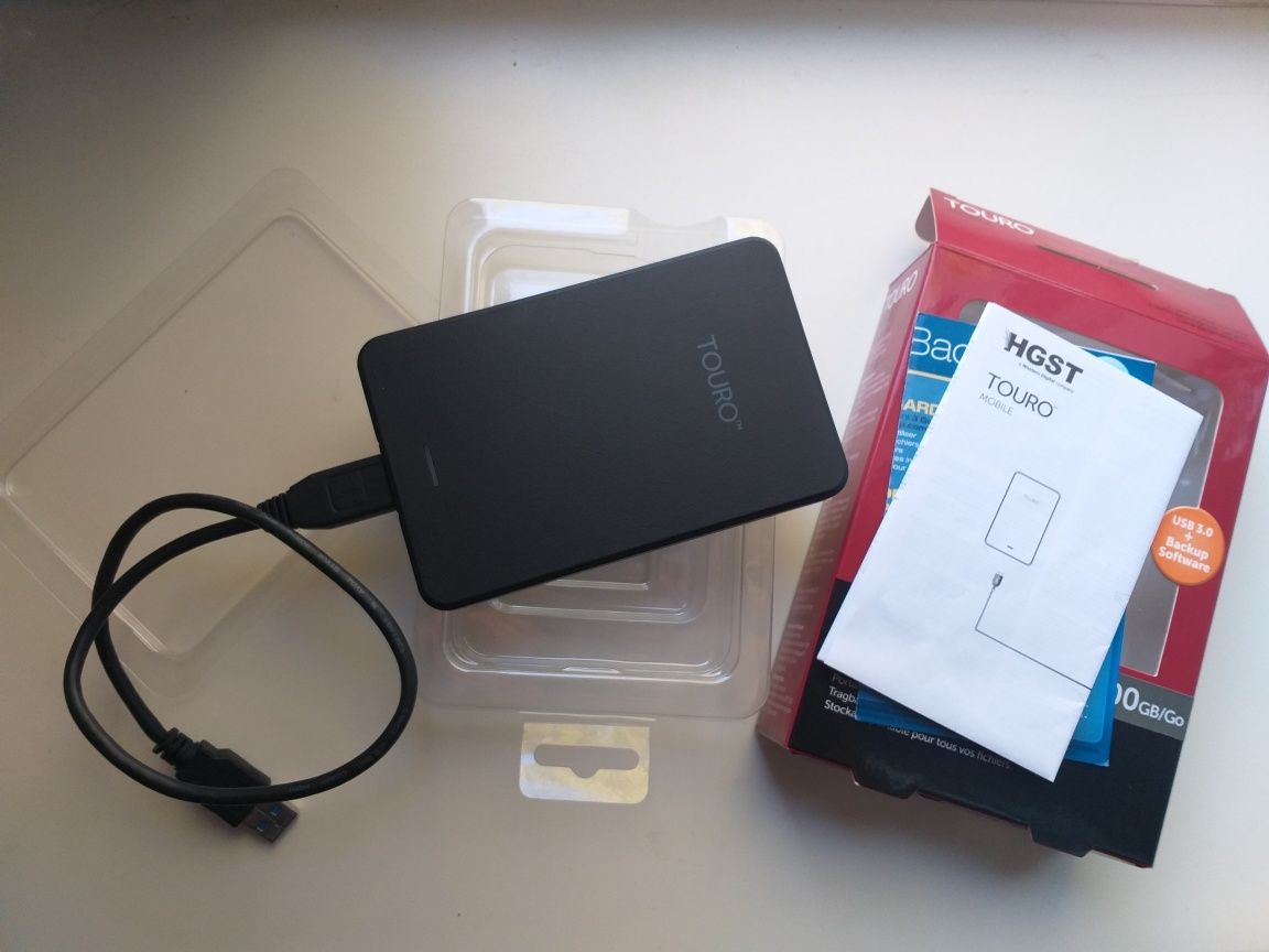 Жесткий диск Hitachi (HGST) Touro Mobile 500GB USB 3.0 External Black.