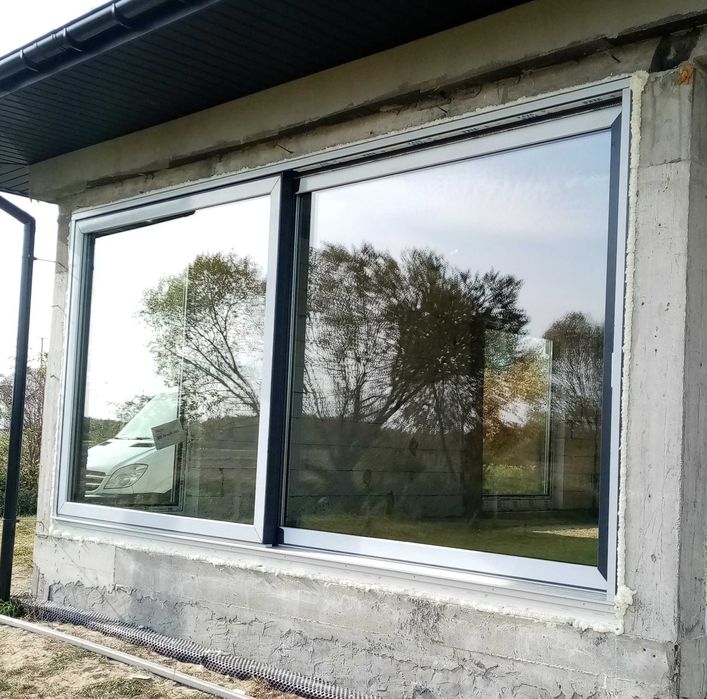 HST PCV Drzwi przesuwne, tarasowe, kolor antracyt