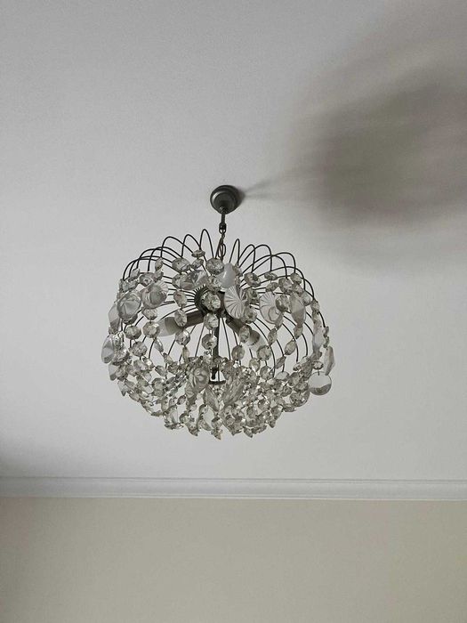 Candeeiro de teto de cristal