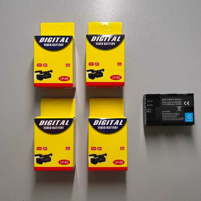 новий Акумулятор Canon LP-E6 2650mAh (ціна за 1шт)