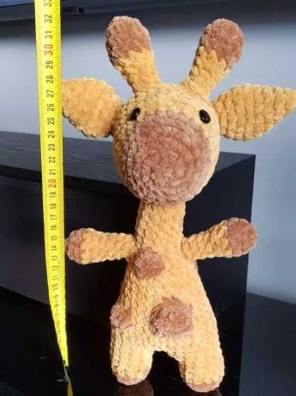 Pluszak maskotka Żyrafa handmade amigurumi