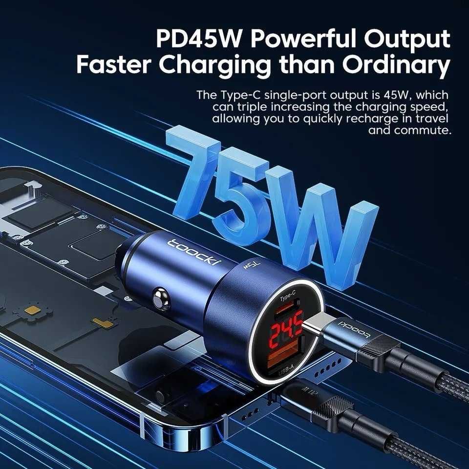 Зарядний пристрій ZTE Baseus KUULAA Essager Toocki  5W-75W Original