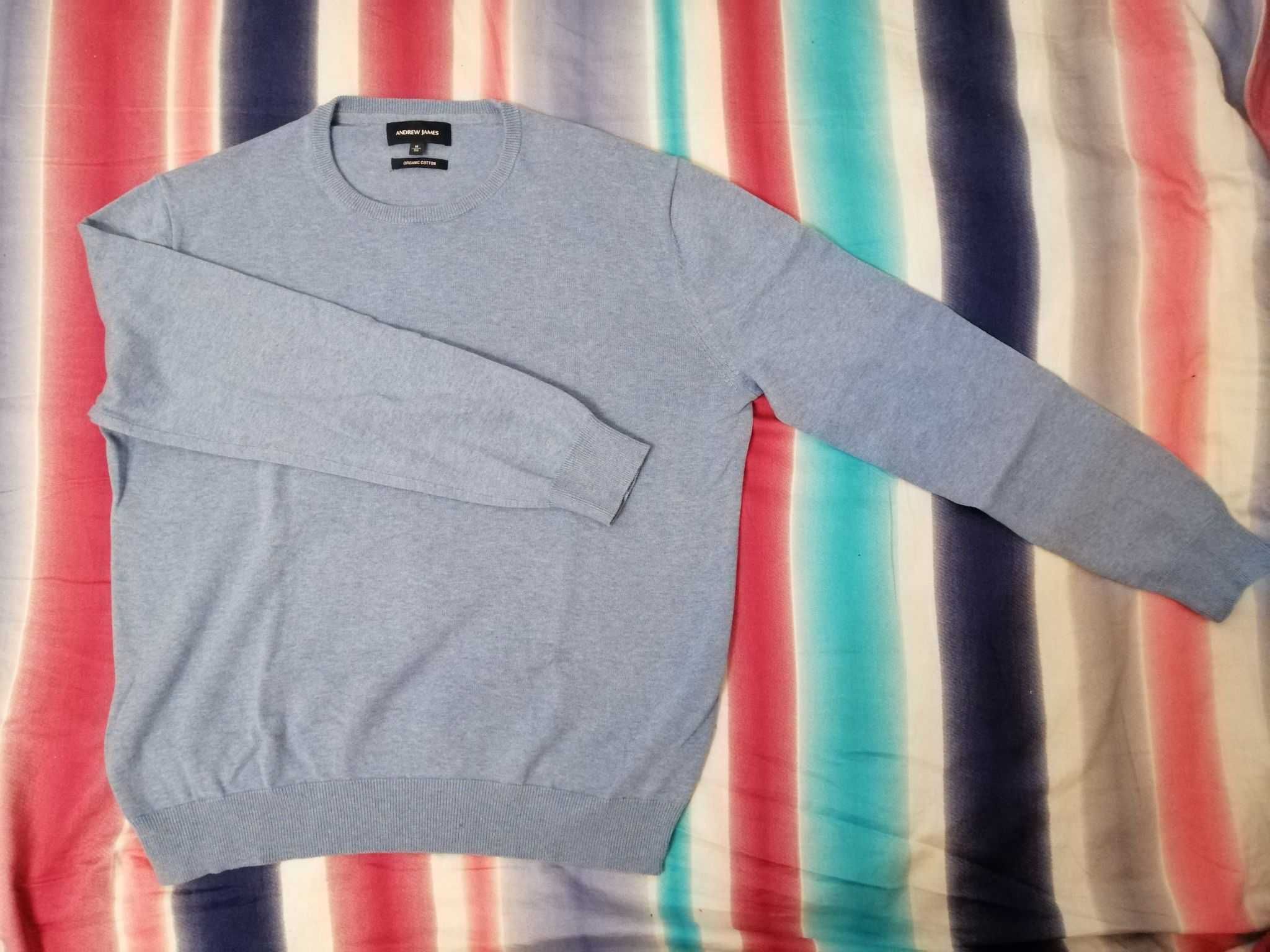 Sweter Andrew James M/50 bawełna organiczna