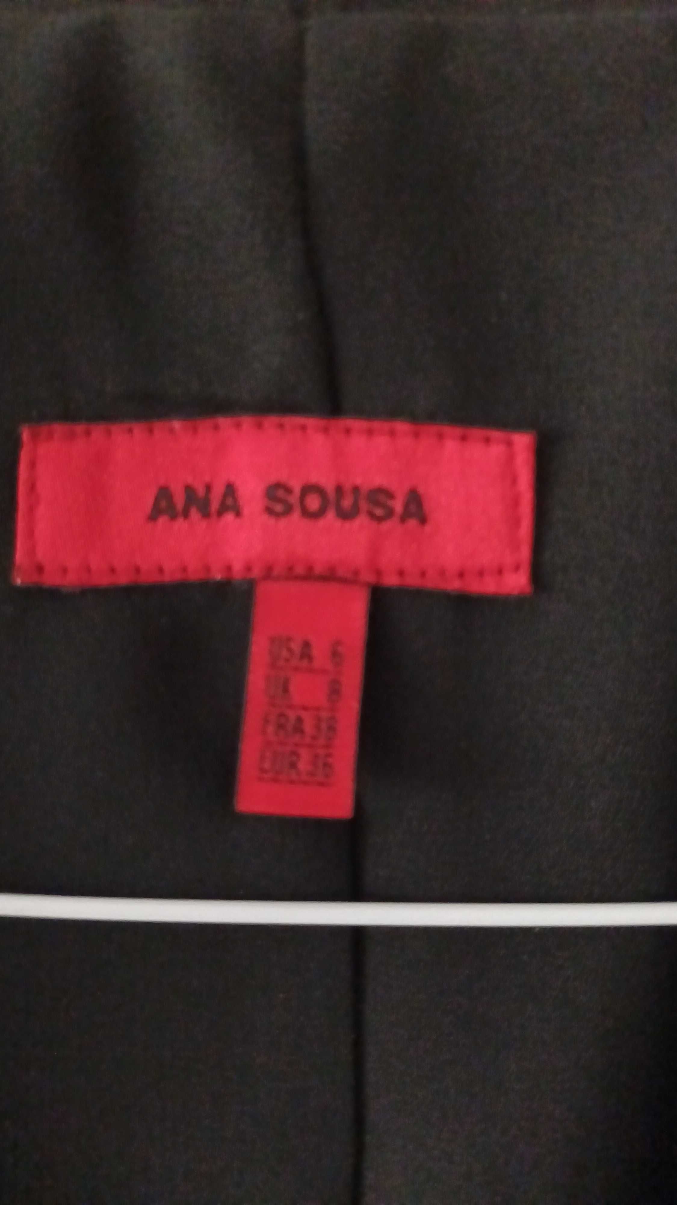 Vestido Ana Sousa preto e cinzento