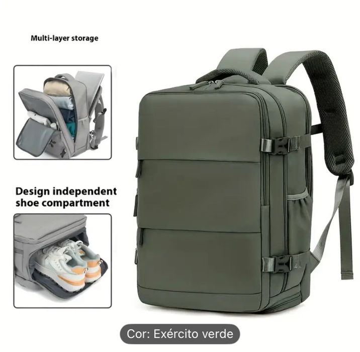 Mochila Viagem/Estudo 40L Nova