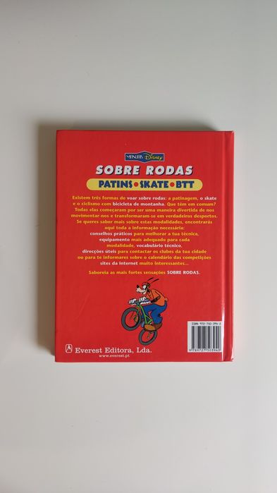 Livro Disney Patins Skate BTT