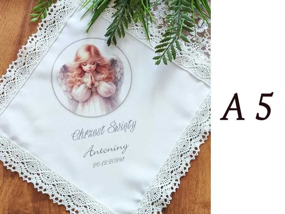 Szatka do Chrztu Zestaw Pudełko Szatka