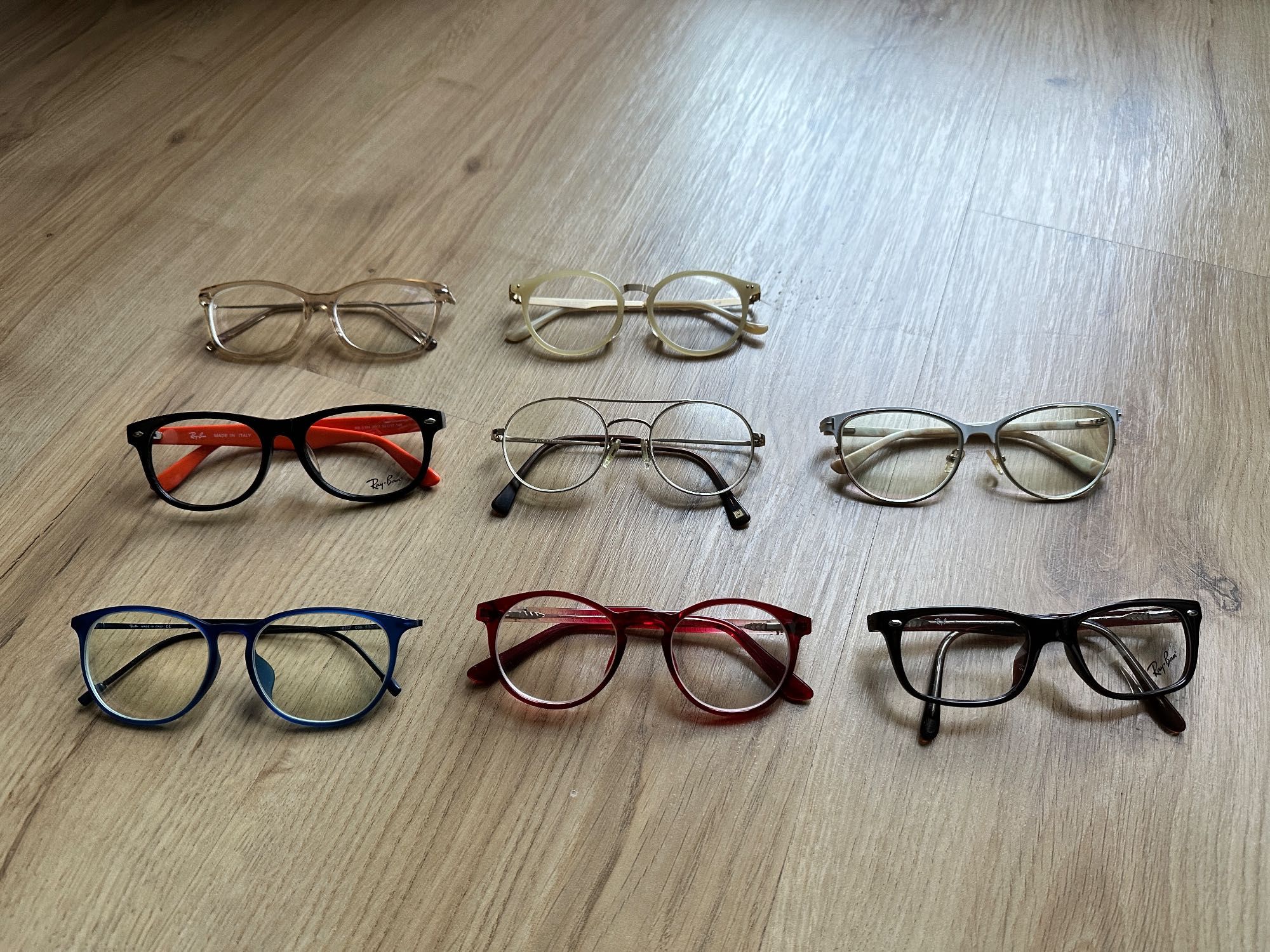 Pakiet 8 par oprawek okularowych damskich
