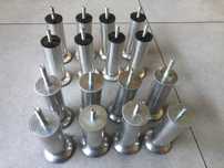 16 aluminiowych nóg do mebli