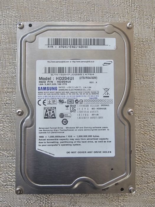 Dysk hdd 2tb Samsung sataii