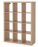 Estante Kallax 3X3 em cor carvalho IKEA como nova