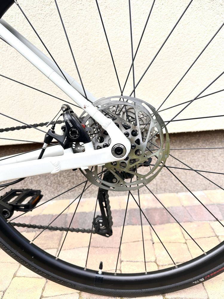 Gravel Cube NUROAD WS rama L Shimano GRX Biały mat JAK NOWY !!!