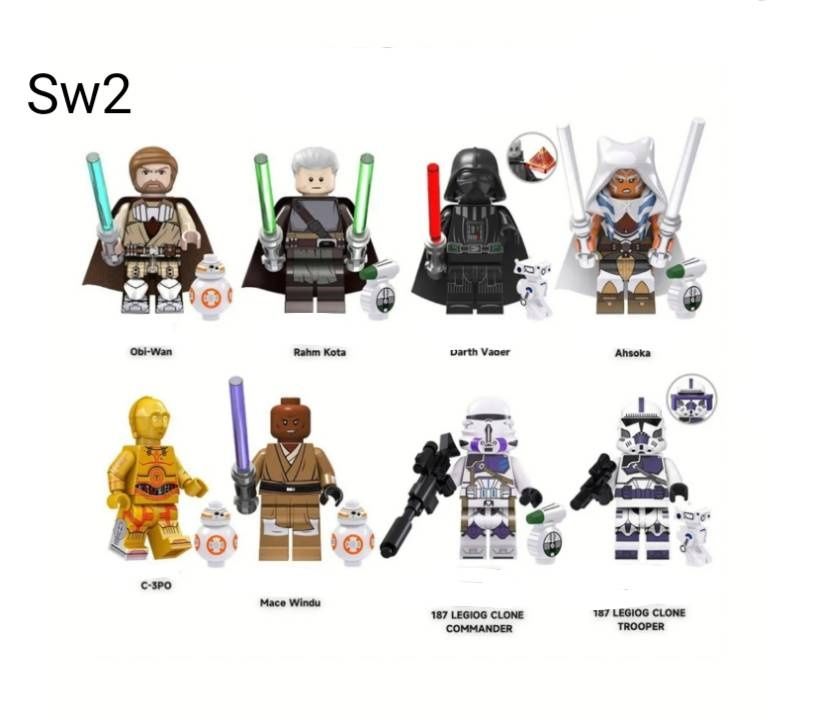 Nowe klocki figurka Star Wars gwiezdne wojny kompatybilne z Lego