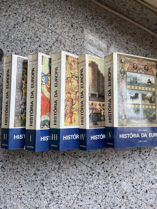 Conjunto de 5 volumes - Historia da Europa