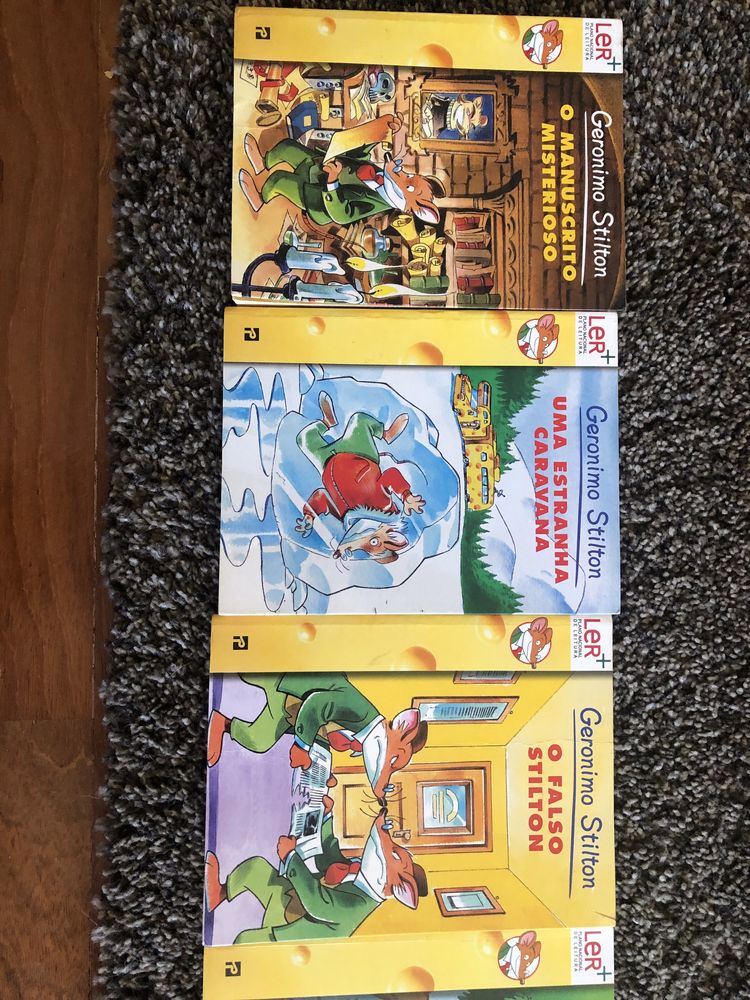 Varios livros Geronimo Stilton