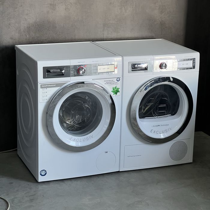 BOSCH HOME Proffesional Exlusive комплект стиральна и сушильная машина