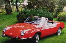 Fiat Spider Europa samochód osobowy zabytkowy Fiat 850 Sport Spider