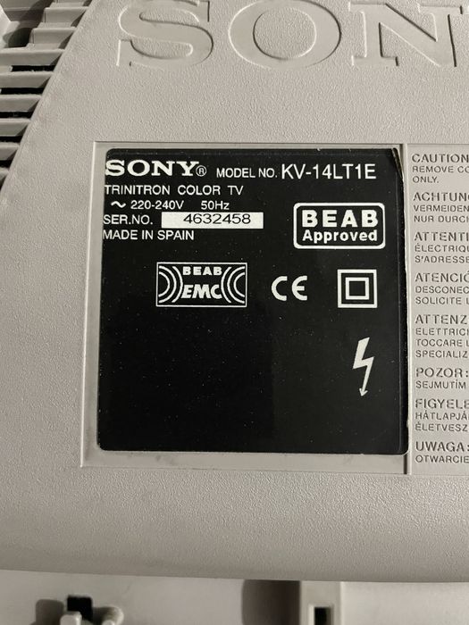 Tv CRT Sony Trinitron a Cores