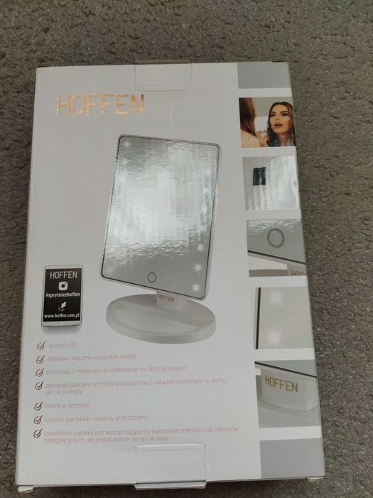 Lusterko z podświetleniem Led Hoffen