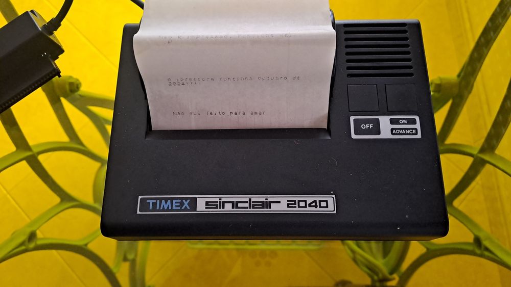 Zx Spectrum Impressora Timex 2040