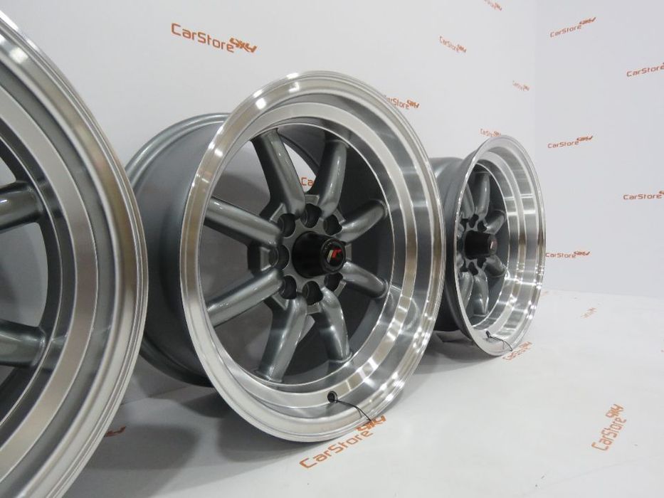 Jantes Japan Racing JR19 15x8 ET0 4x100/108 Gunmetal