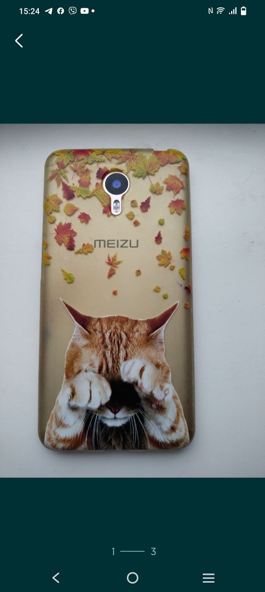 Чехол на телефон MEIZUm3note новый