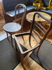 Dwa krzesła PRL do renowacji