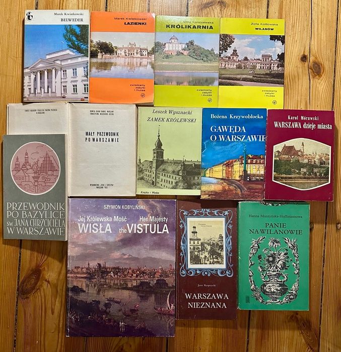 Varsaviana x12 : pełna lista tytułów w treści ogłoszenia poniżej