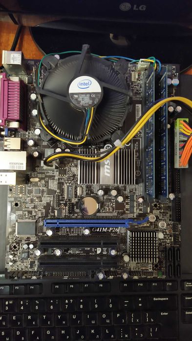 Комплект Материнская плата + процессор 775 сокет