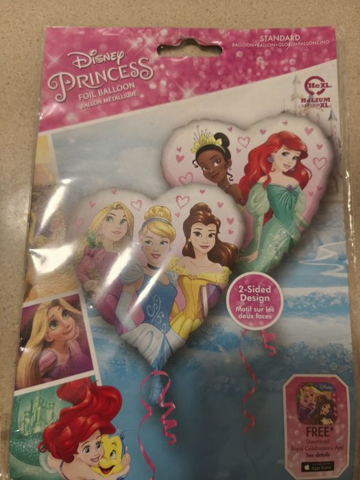 Balão novo de aniversário das Princesas da Disney