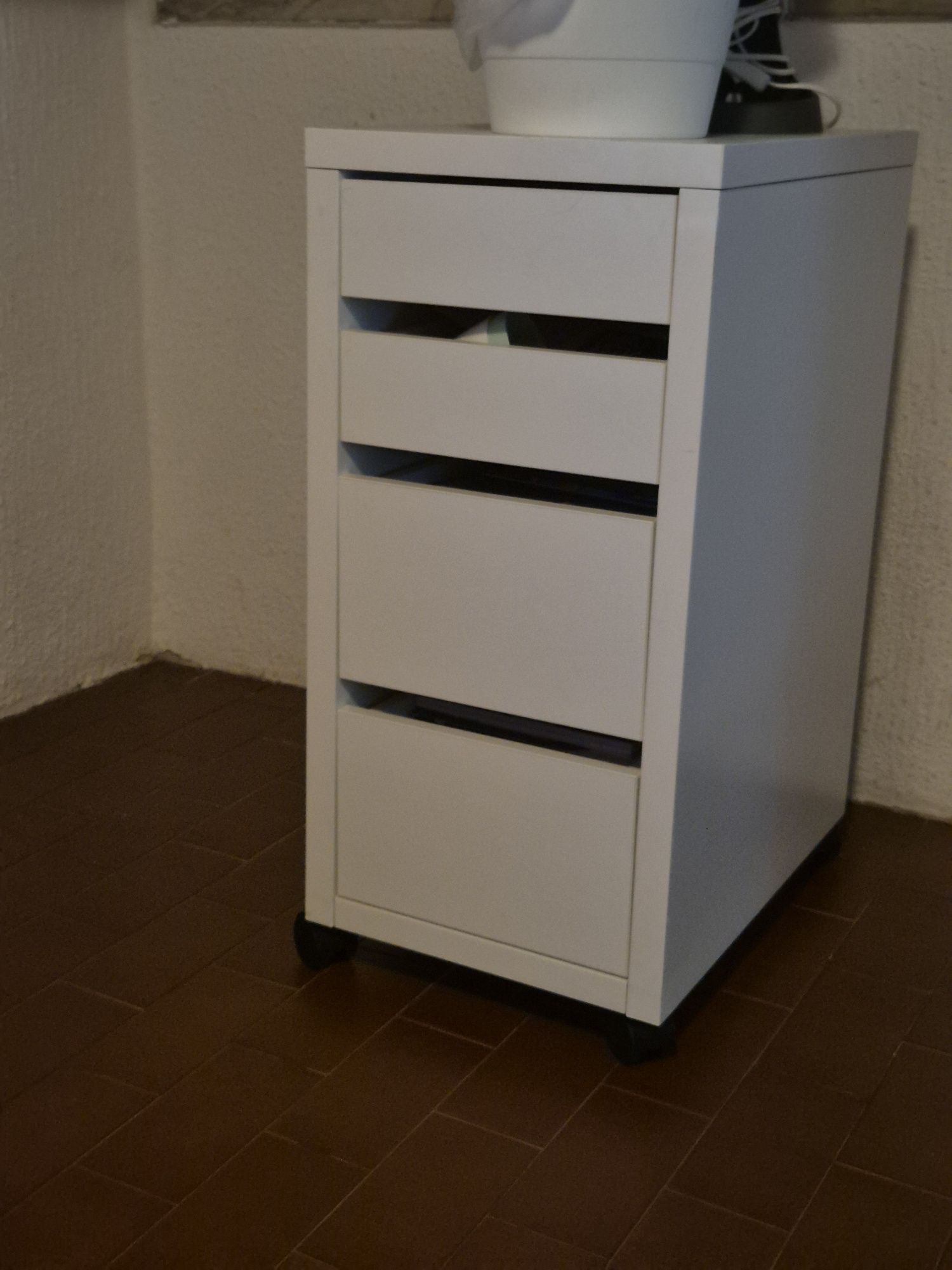 Bloco gavetas branco