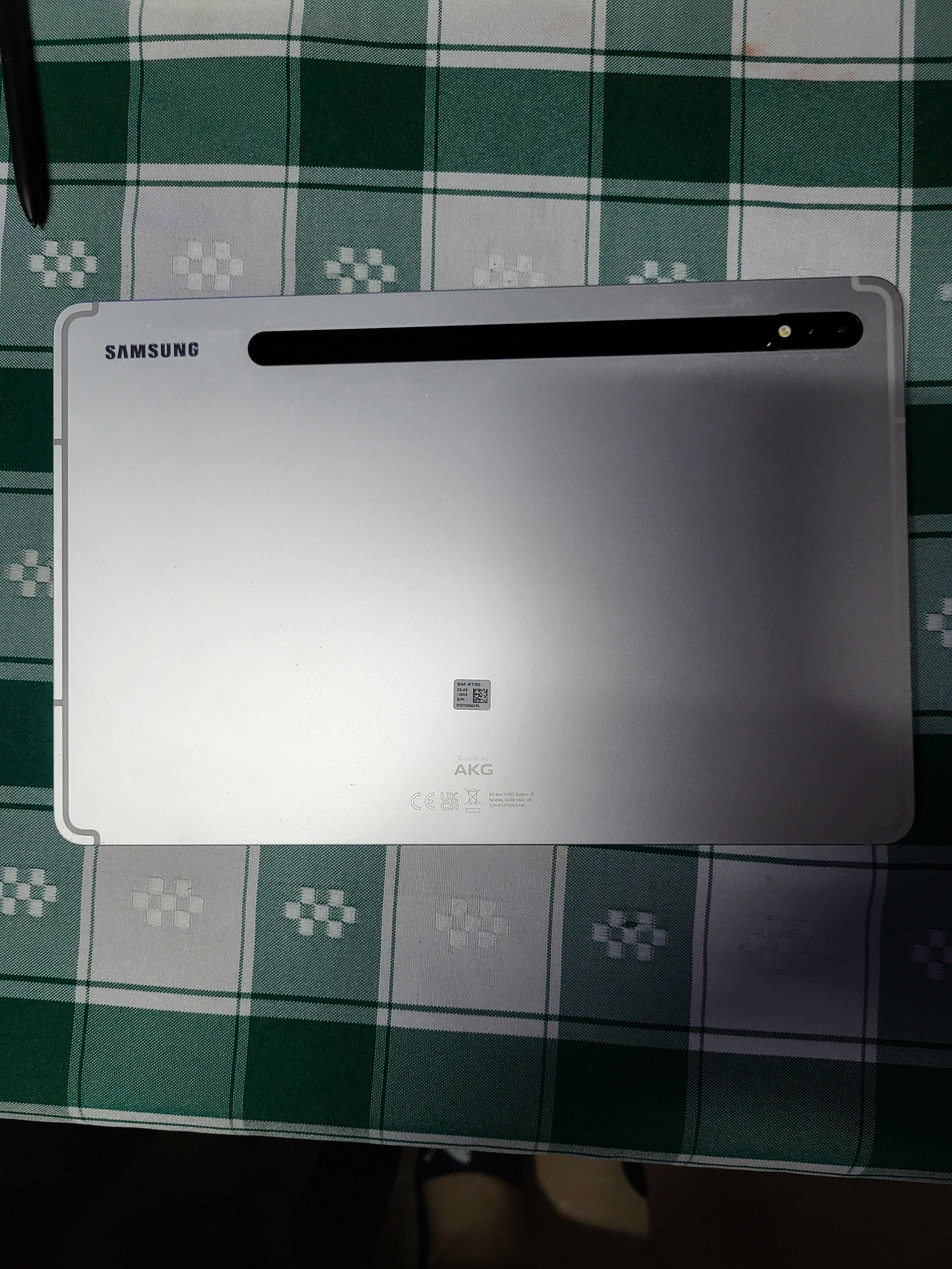 Samsung Galaxy Tab S8  128gb + carregador + capa
