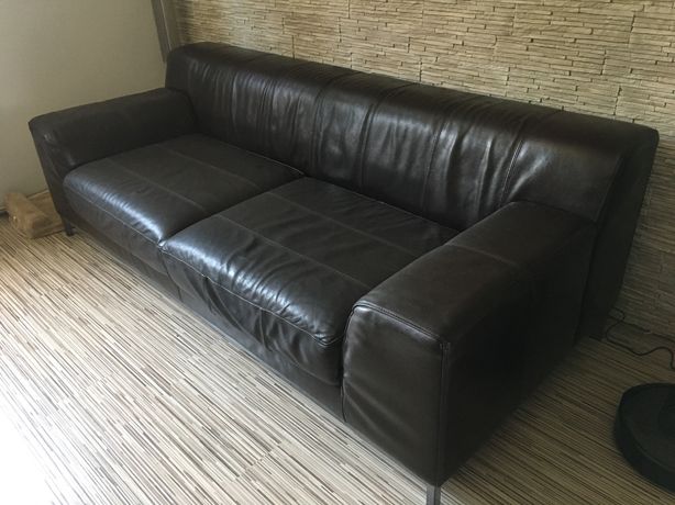 Kanapa sofa Ikea prawdziwa skora skórzana TRANSPORT do 50 km
