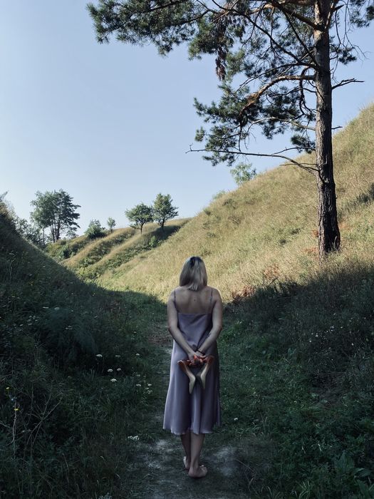 Шовкова сукня