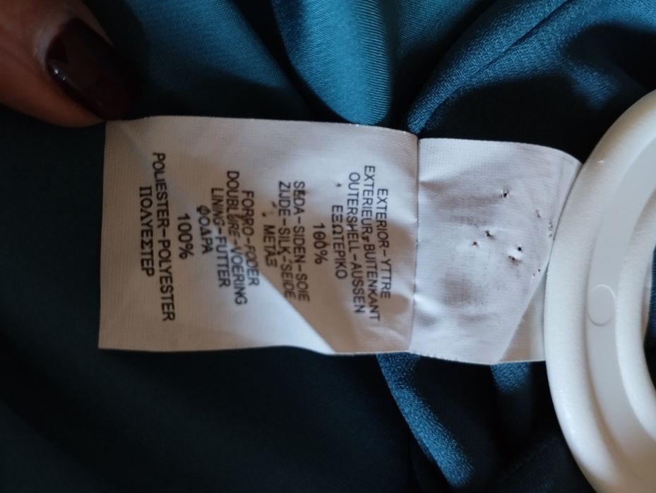 Vestido de festa em seda