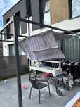 Pawilon ogrodowy pergola Horali 297x187x223 cm szary Naterial