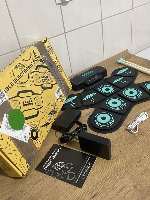 Przenośna perkusja elektroniczna CAHAYA Jak nowa! Okazyjna cena