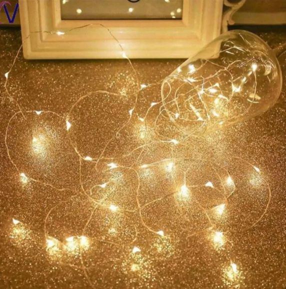 Гірлянда світлодіодна 5V від USB 100 LED 5 м Тепле світло