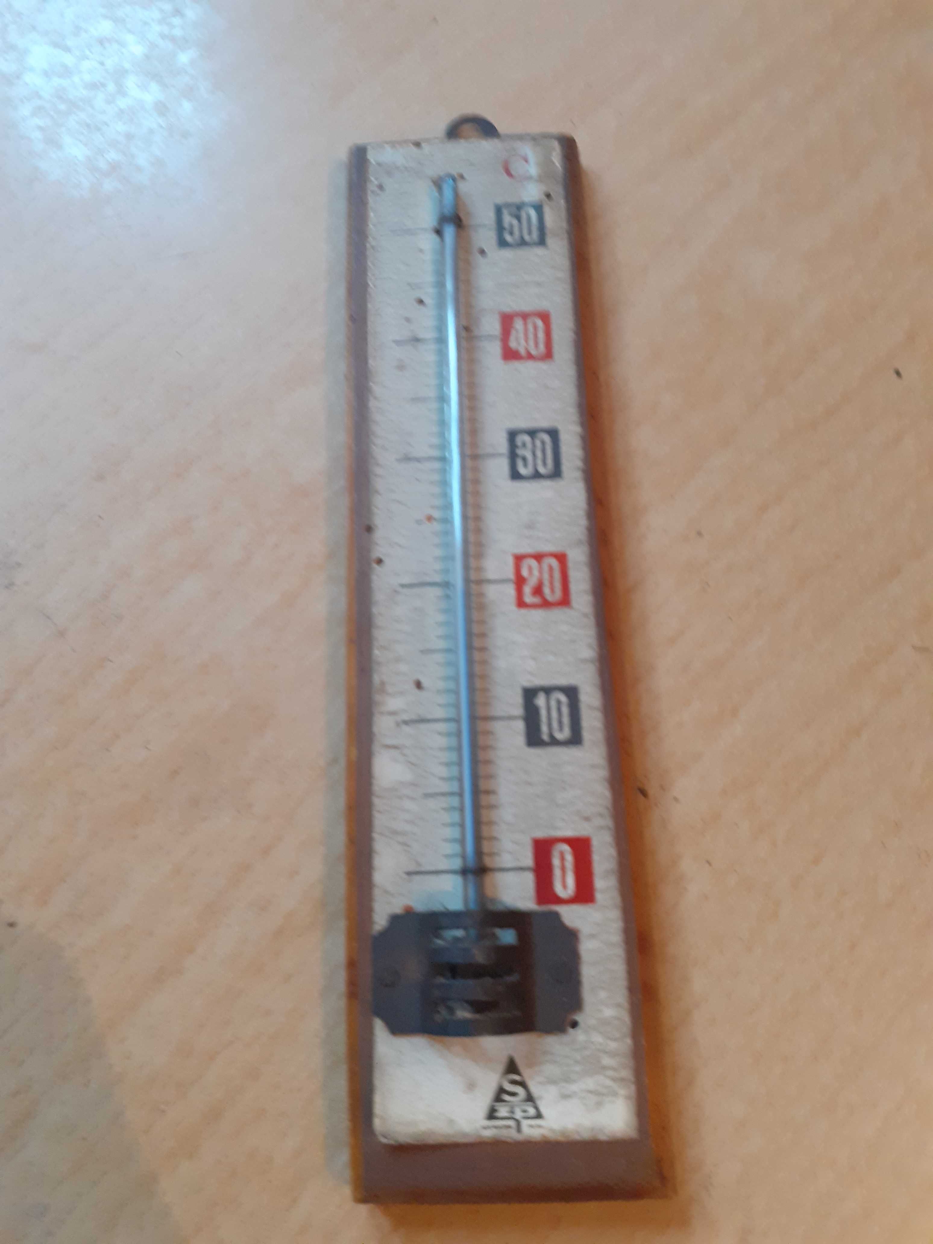 Stary termometr pokojowy prl