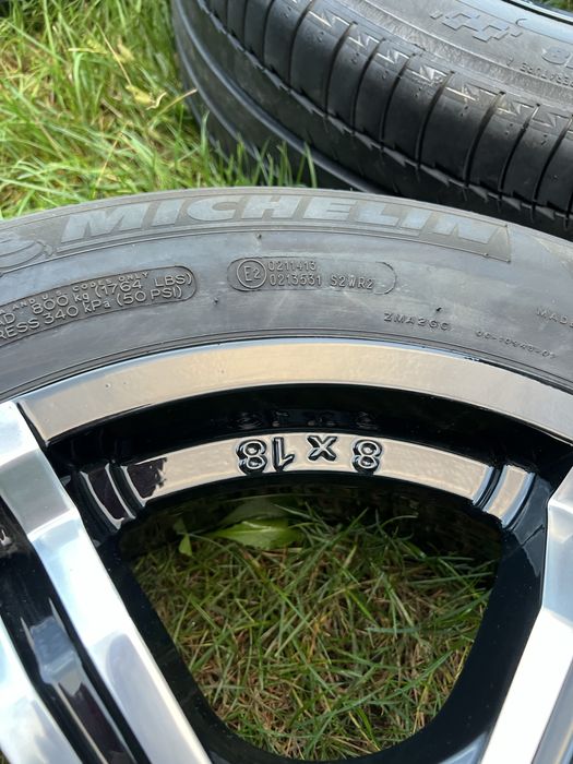 Opony Michelin z felgami 18”