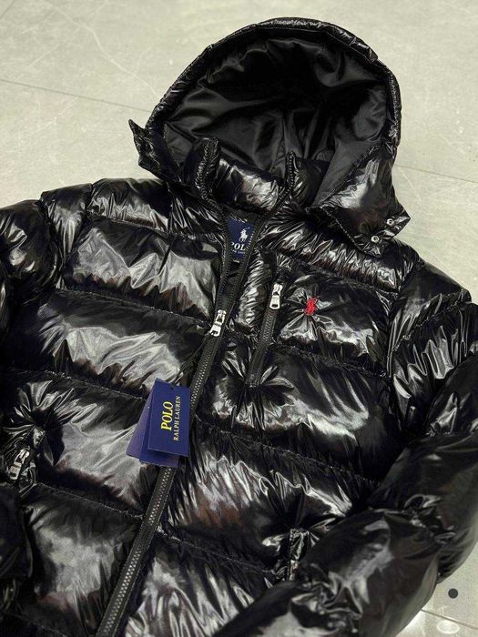 Куртка пуховик Polo Ralph Lauren курточка глянец ТОП мужская куртка
