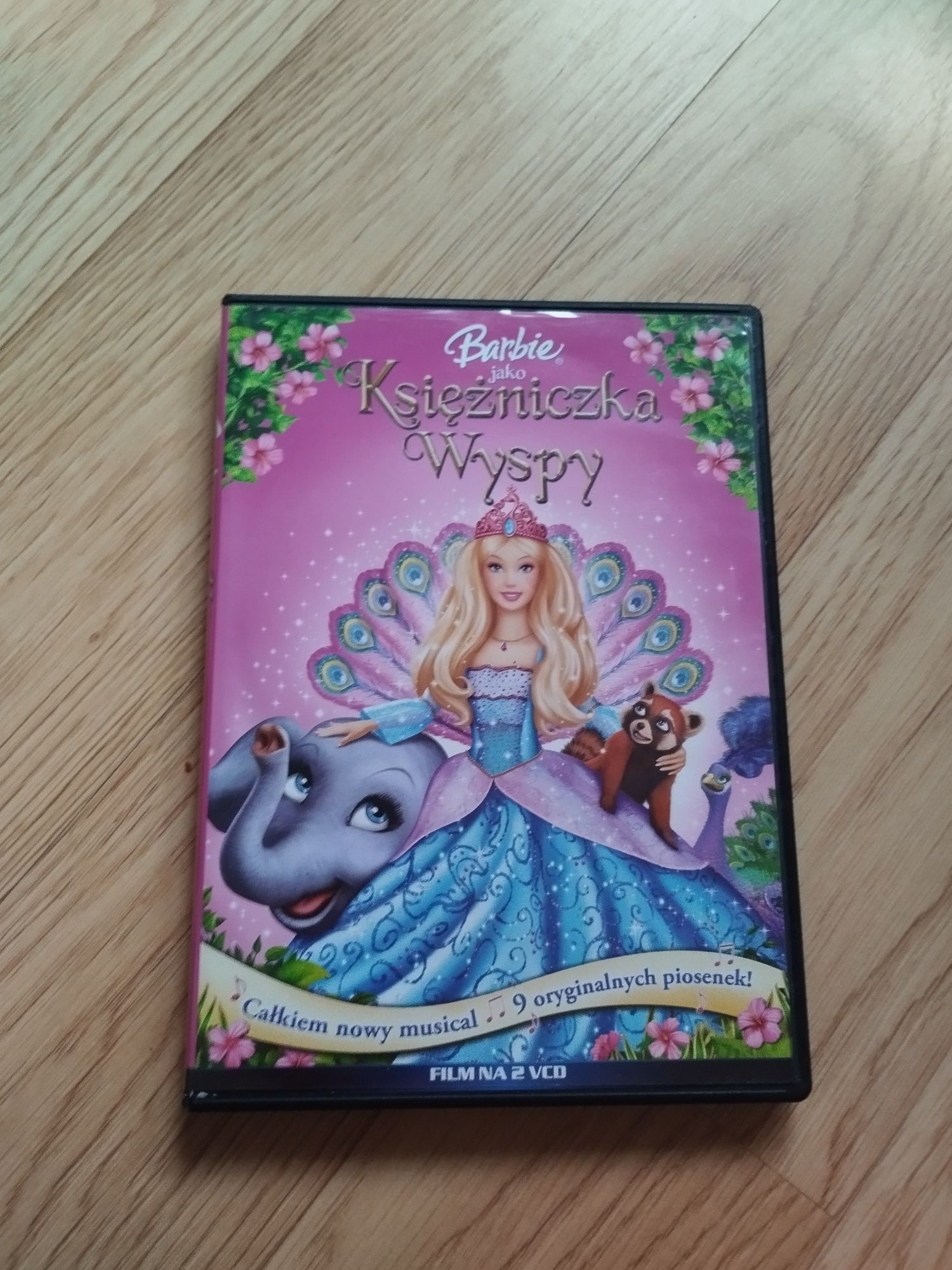 Płyta VCD z bajką barbie jako księżniczka wyspy