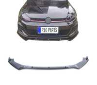 SPOILER LIP FRONTAL PARA VOLKSWAGEN VW GOLF 7 13-20 PRETO BRILHANTE