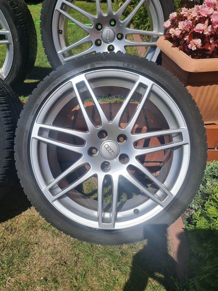 Oryginalne koła alu Audi A4 B8 A5 8T z oponami Vredestein 255/35R19